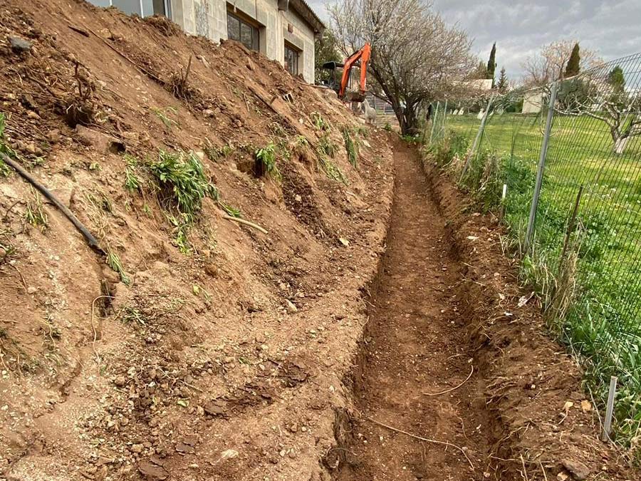 Travaux de raccordement à Garéoult