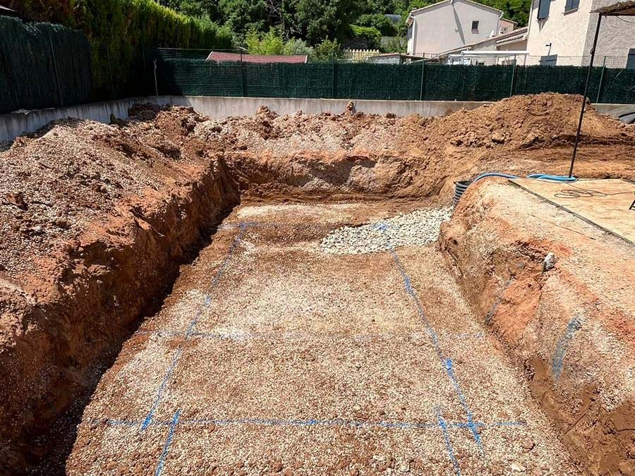 Travaux de terrassement à Solliès-Pont